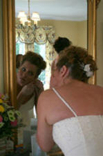 Moose River Bride In Mirror