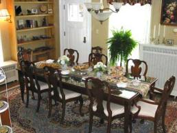 A White Rose B&B Breakfast Table
